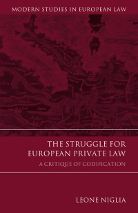 Cover image: The Struggle for European Private Law 1st edition 9781849462600