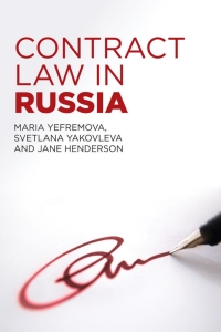 صورة الغلاف: Contract Law in Russia 1st edition 9781849462990