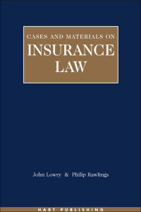 Cover image: Insurance Law: Cases and Materials 1st edition 9781841132747