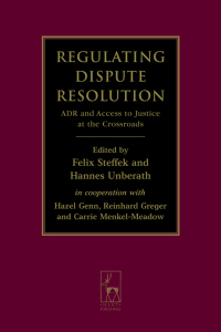 Cover image: Regulating Dispute Resolution 1st edition 9781849462587