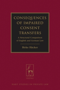 Cover image: Consequences of Impaired Consent Transfers 1st edition 9781849465656