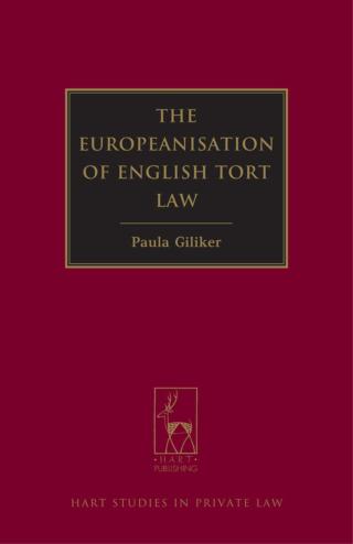 Imagen de portada: The Europeanisation of English Tort Law 1st edition 9781849463195