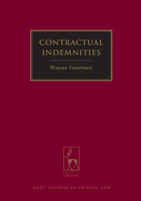 صورة الغلاف: Contractual Indemnities 1st edition 9781509905010
