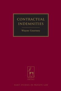 Cover image: Contractual Indemnities 1st edition 9781509905010