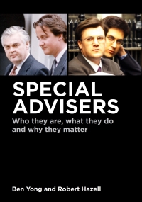 Cover image: Special Advisers 1st edition 9781509913886