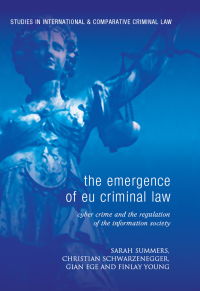 Cover image: The Emergence of EU Criminal Law 1st edition 9781841137278