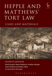 Imagen de portada: Hepple and Matthews' Tort Law 7th edition 9781849465557