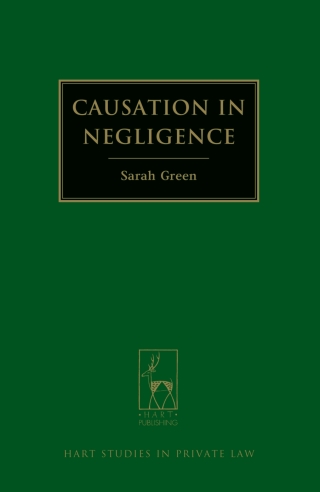 Cover image: Causation in Negligence 1st edition 9781509905034