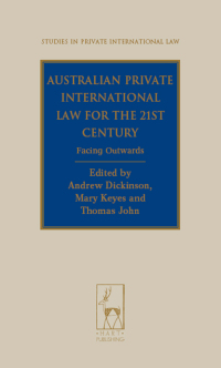 Imagen de portada: Australian Private International Law for the 21st Century 1st edition 9781849466257