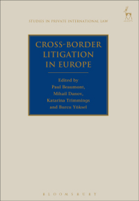 صورة الغلاف: Cross-Border Litigation in Europe 1st edition 9781509936922