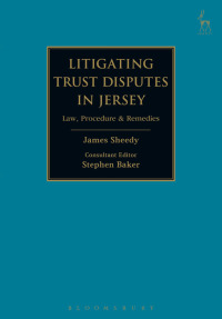 表紙画像: Litigating Trust Disputes in Jersey 1st edition 9781782256809