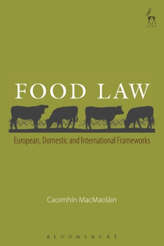 Cover image: Food Law 1st edition 9781849466707
