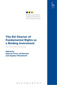 Cover image: The EU Charter of Fundamental Rights as a Binding Instrument 1st edition 9781509921089