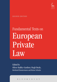 Omslagafbeelding: Fundamental Texts on European Private Law 1st edition 9781782258643