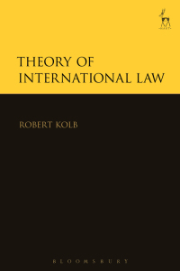 Titelbild: Theory of International Law 1st edition 9781782258803