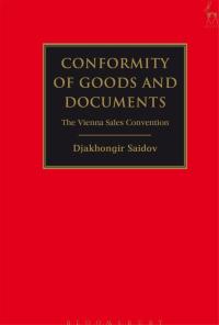 Immagine di copertina: Conformity of Goods and Documents 1st edition 9781849461559