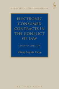 Cover image: Electronic Consumer Contracts in the Conflict of Laws 2nd edition 9781849466912