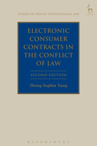 Cover image: Electronic Consumer Contracts in the Conflict of Laws 2nd edition 9781849466912