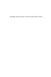 Omslagafbeelding: Morality and Economic Growth in Rural West Africa 1st edition 9781782382706