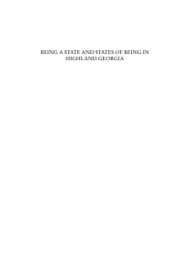 Titelbild: Being a State and States of Being in Highland Georgia 1st edition 9781782382966