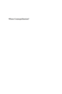 Imagen de portada: Whose Cosmopolitanism? 1st edition 9781782384458