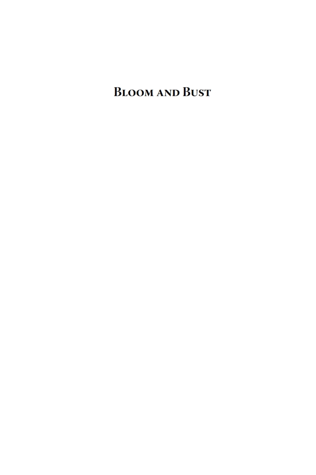 Bloom and Bust Urban Landscapes in the East since German Reunification 1st Edition