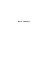 Cover image: Ritual Retellings 1st edition 9781782385646