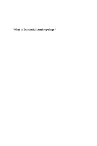 Imagen de portada: What Is Existential Anthropology? 1st edition 9781782386360