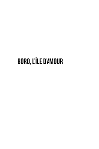 Imagen de portada: Boro, L'Île d'Amour 1st edition 9781782387015