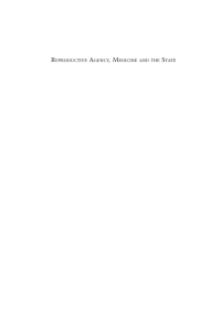Imagen de portada: Reproductive Agency, Medicine and the State 1st edition 9781571816481