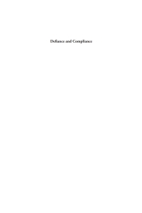 Cover image: Defiance and Compliance 1st edition 9781571813909