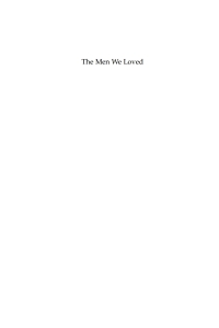 Cover image: The Men We Loved 1st edition 9781845451929