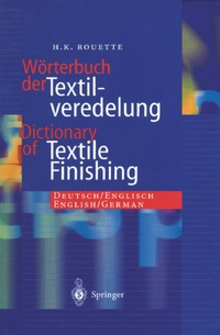 Imagen de portada: Dictionary of Textile Finishing 9781845691264