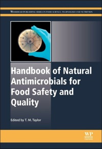 صورة الغلاف: Handbook of Natural Antimicrobials for Food Safety and Quality 9781782420347