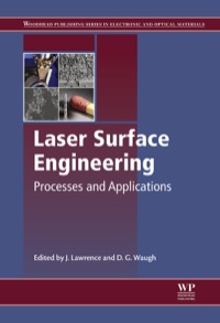 Cover image: Laser Surface Engineering: Processes and Applications 9781782420743