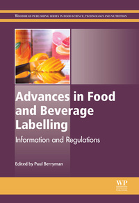 Imagen de portada: Advances in Food and Beverage Labelling: Information and Regulations 9781782420859
