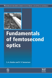 Titelbild: Fundamentals of Femtosecond Optics 9781782421283