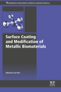Titelbild: Surface Coating and Modification of Metallic Biomaterials 9781782423034