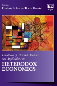 Cover image: Handbook of Research Methods and Applications in Heterodox Economics 1st edition 9781782548454