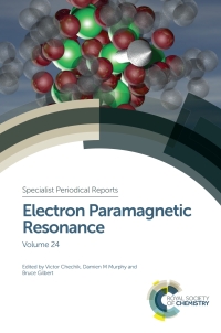 Imagen de portada: Electron Paramagnetic Resonance 1st edition 9781849739818