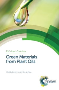 Cover image: Green Materials from Plant Oils 1st edition 9781849739016