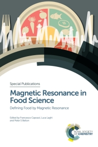 صورة الغلاف: Magnetic Resonance in Food Science 1st edition 9781782620310