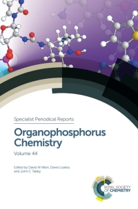 صورة الغلاف: Organophosphorus Chemistry 1st edition 9781782621119