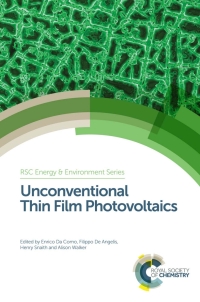 Cover image: Unconventional Thin Film Photovoltaics 1st edition 9781782622932