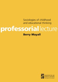 Cover image: Sociologies of childhood and educational thinking