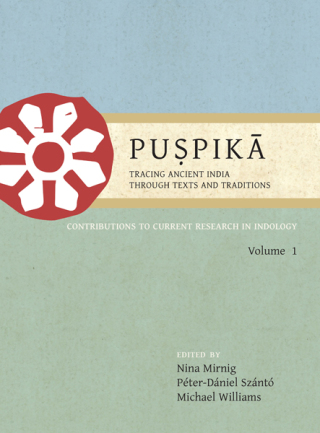 Imagen de portada: Puṣpikā: Tracing Ancient India Through Texts and Traditions 9781842173855