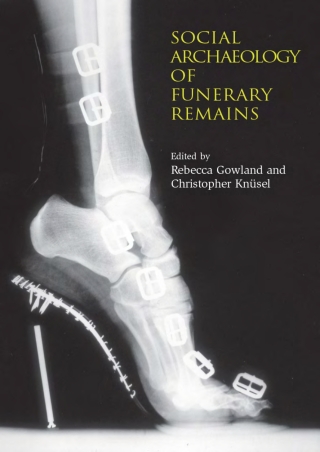 Imagen de portada: The Social Archaeology of Funerary Remains 9781842173657