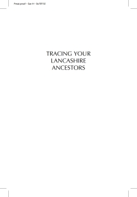 Cover image: Tracing Your Lancashire Ancestors 9781848847446