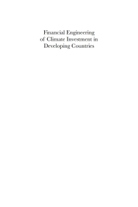 Omslagafbeelding: Financial Engineering of Climate Investment in Developing Countries 1st edition 9781783080182