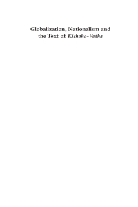 Cover image: Globalization, Nationalism and the Text of ‘Kichaka-Vadha’ 1st edition 9781783082650